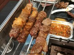 羊肉串-長壹旋转烤吧 农家鸡火锅