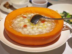 南瓜酒酿小圆子-玫瑰厅上海菜(兴国路店)