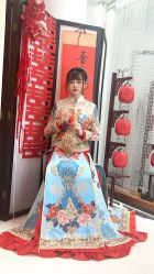 -懿沉香中式嫁衣礼服秀禾服龙凤褂马来褂旗袍总店
