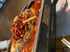 -探鱼·鲜青椒爽麻烤鱼(中天广场店)
