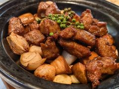 煎烹雪花牛肉-狮王府淮扬菜(老门东店)