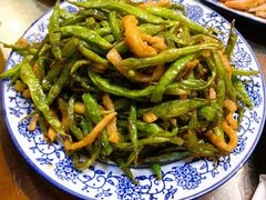 扁豆肉丝-娄三少·老北京春饼烤鸭家常菜(方庄店)