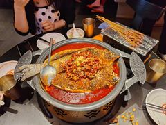 -探鱼·鲜青椒爽麻烤鱼(银泰城店)