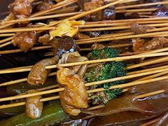 -拈签一笑黄牛肉辣卤串串