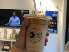 老李非要上的柑橘皮拿铁-Bamboo Today Cafe(国创园店)