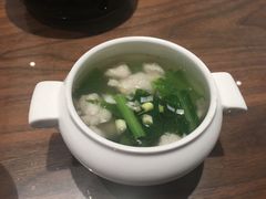 鲜嫩黄花鱼丸汤-将相和·海鲜蒸饺大连菜