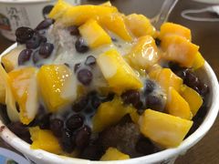 鲜芒果红豆炼乳刨冰-梁子刨冰王(鞍山西道店)