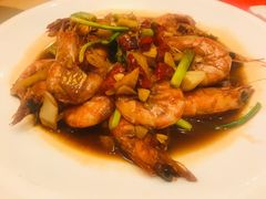 油爆虾-桐庐窄溪野鱼馆