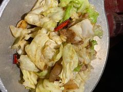 干锅包心菜-绿茶餐厅(松江万达店)