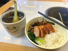 烧鸭鹅肝双拼饭-辉旺烧鹅茶餐厅