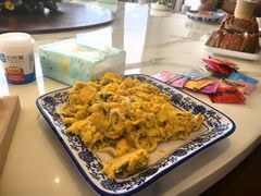 银鱼炒土鸡蛋-品鲜村农家菜·阳澄湖大闸蟹(总店)