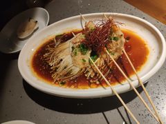 蒜蓉蒸金针菇-老头儿油爆虾(星光一期店)
