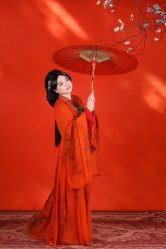 -后宫·古装汉服京剧儿童亲子全家福摄影