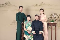 -时光纪亲子全家福照相馆(静安店母女写真父母纪念照)
