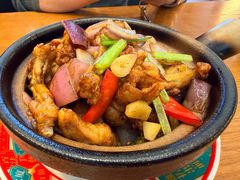 啫啫牛蛙煲-绿柠食堂(北外滩店)