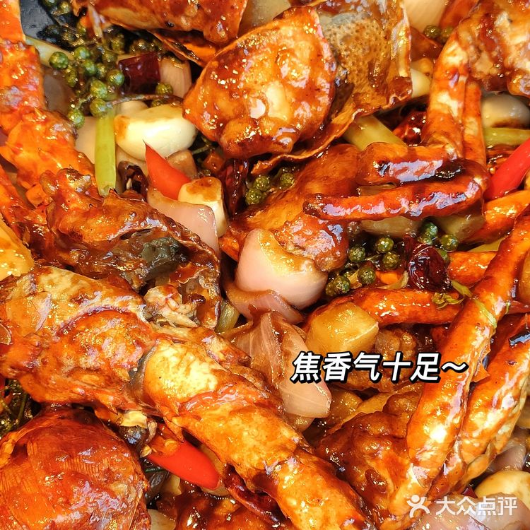 广州必吃美食🦐超超超大一盘避风塘炒海鲜