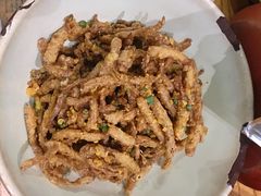 蛋黄焗茶树菇-潮粥荟·潮汕砂锅粥(朝阳大悦城店)