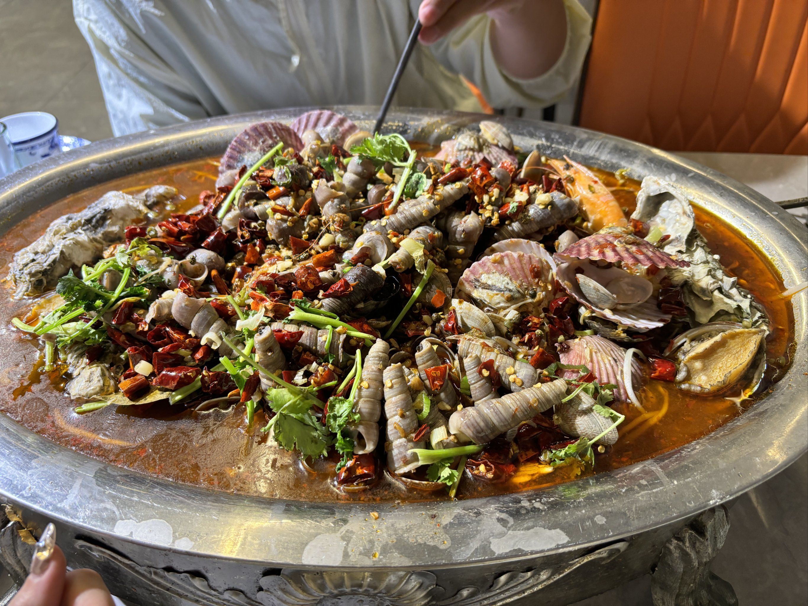 烧烤必点,特别好吃,海鲜小咖2个人根本吃