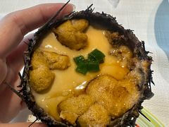 野生海胆蒸蛋-开海·红岛海鲜虾水饺(石老人店)