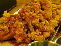 蒜香酱油无骨炸鸡-包装马车·韩国料理·포장마차