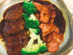 黑椒牛排套餐-清和园素食自助餐厅(义信堂美食城店)