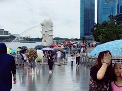 景点鱼尾狮：妈妈-鱼尾狮公园