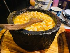 石锅鸡汤豆腐-绿茶餐厅(松江万达店)