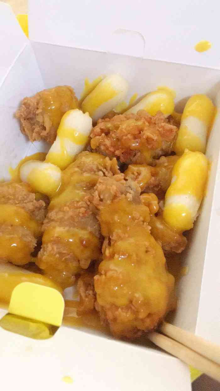 彩虹炸鸡(华新美食汇店)-"之前觉得老板膨胀了 就好久都没有点过彩虹.