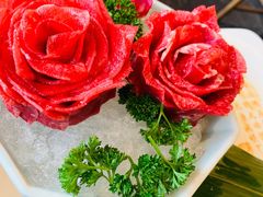 玫瑰雪花牛舌-捞王锅物料理(上海世茂广场店)