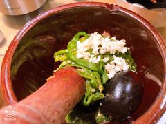 皮蛋青椒擂茄子-费大厨辣椒炒肉(万家丽一店)