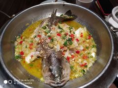 生焖鲈鱼-梁记粥铺(开元地中海店)