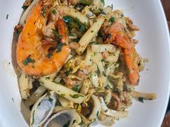 海鲜荠菜炒年糕-寻裕记·现炒浇头面(人民广场店)