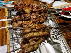 传统羊肉大串-九號院子海鲜烧烤