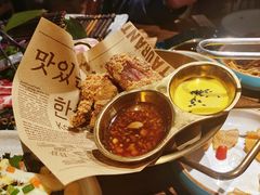 -明洞阿姨·韩式酱蟹烤肉·创意料理(三元桥店)