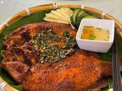 傣家香茅草烤罗非鱼-云腾食府·云南菜
