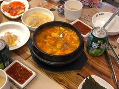 嫩豆腐汤-万兴佳烤肉·长白山老味道(宏泰广场店)
