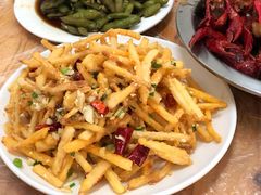 干煸藕丝-小李子油焖大虾向阳总店