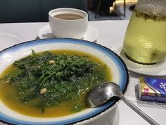 鸡汤黄豆桑叶芽-粤小馆(天安云谷店)