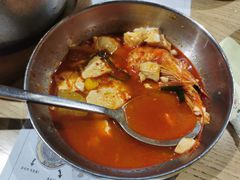 海鲜嫩豆腐汤-姜虎东白丁烤肉(苏州中心店)