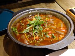 仔姜鲜锅嫩鸭血-不曾在把把烧•烧烤(莲坂磐基店)