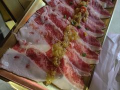 半斤厚切五花肉-秦炉烤肉(财富中心店)