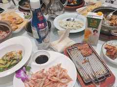 -海派美食·家宴海鲜青岛菜·石锅鲽鱼头(东方城店)