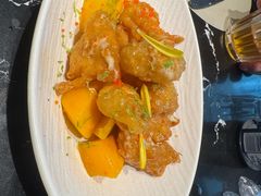 香酥青芥末蟹籽虾丸子-一沙一城·岩烤牛扒(深圳首店)