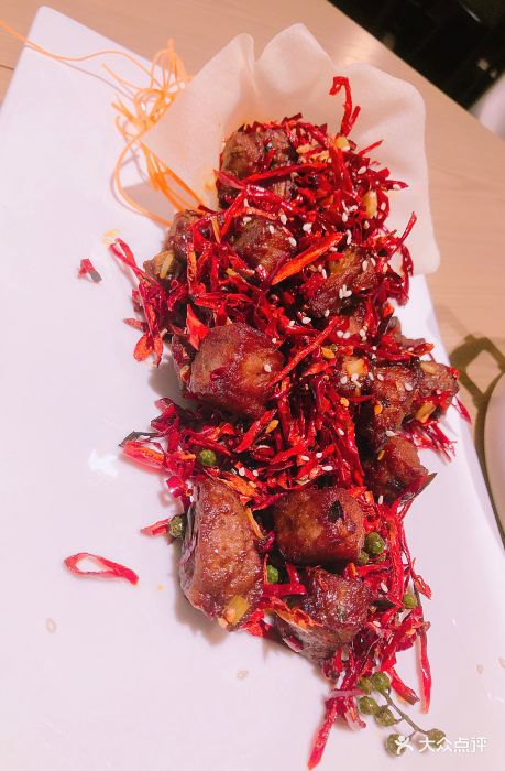 十三朝餐厅(skp店)-椒麻牛仔粒-菜-椒麻牛仔粒图片-西安美食-大众点评