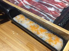 手工蟹籽鲜虾滑-快乐小羊火锅(河西王府井店)