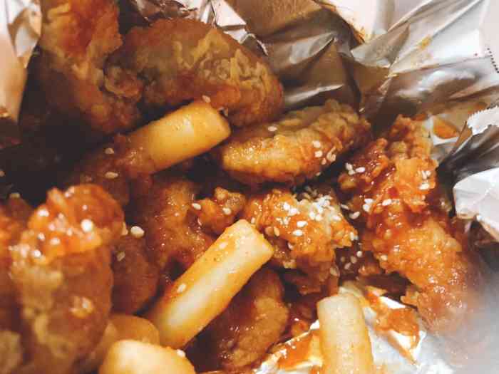 鸡小宝韩式炸鸡(南岭店)-"这是我最爱的炸鸡没有之一.晚上点个套餐.