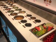 自助调料区-左庭右院鲜牛肉火锅(苏州园区永旺店)