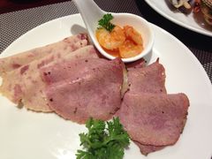 火腿片-昆明南亚风情园豪生大酒店-泰式国际海鲜自助餐厅