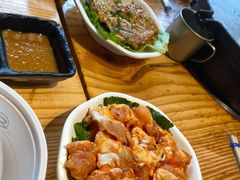 蜜汁鸡翅中-胖记烤肉(江汉路店)