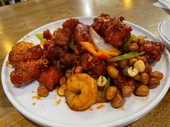 椒香虾仁爆鸡球-陈傻子餐厅(世纪都会店)